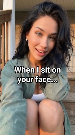 when i sit on your face i'm using my whole weight #facesit #humanchair #queening #femdom