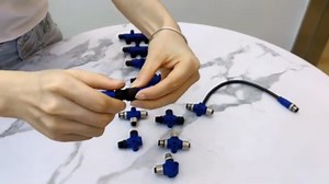 Marine NMEA 2000 Terminators Field Installable Connector M12 Male 5Pin NMEA 2000 Connector