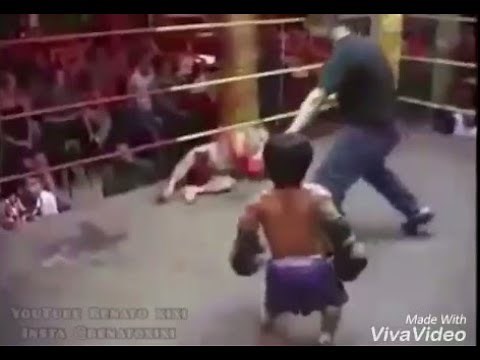 dwarf vs midget best kickboxing k1 fight ko knock out