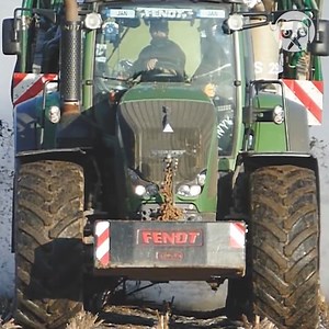 Getting tractor out of mud | Crafty Panda