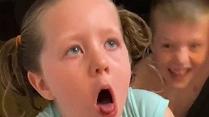Child retches after being tricked by 'poop' prank
