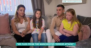 Little girl sobs on This Morning whilst talking about the Manchester bombing