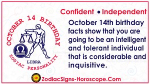 October 14 Zodiac (Libra) Horoscope Birthday Personality and Lucky Things