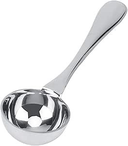 Coffee Measuring Scoop Stainless Steel Coffee Scoop Long Handle Measuring Spoon for Ground Coffee for Home Coffee Milk Tea Sugar Powder Silver(30ml)