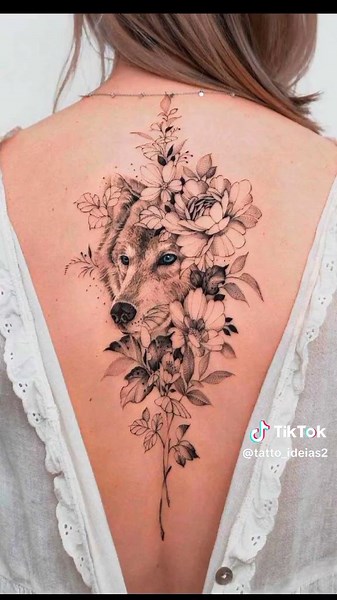 Inspiring Feminine Back Tattoo Designs and Ideas