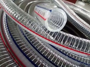 [Hot Item] Customized Transparent PVC Steel Wire Spring Hose Tube