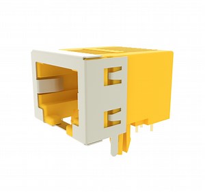 [Hot Item] Side Entry Tab Down 8p RJ45 Modular PCB Jack with Half Shield