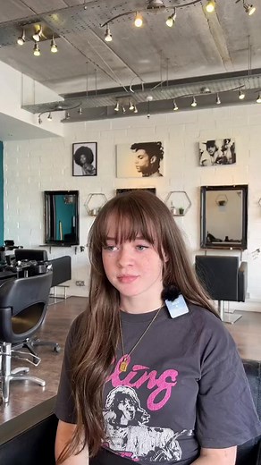 13K views · 23 reactions | Haircut Advice Dakota Johnson inspired hair Consultation Process Result ….. #hairtransformation #hairtok bangs #fringe #fringbangs | Jamesbusbyhair | Facebook