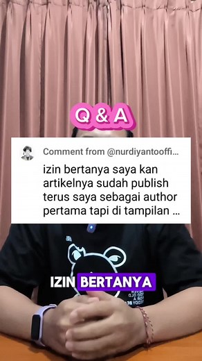 Cara Menambahkan Nama Penulis Pertama di Google Scholar
