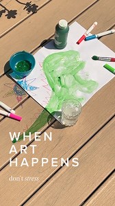 When creativity strikes, chaos usually follows. 🎨🧃 But with Trex composite decking, there's no need to panic. Paint? Chalk? Juice box explosions? Bring it on. Our decks are built for real life—and clean up with just a rinse. 💦 Because the only thing high-maintenance should be the kids, not your deck. Check out our full Care & Cleaning Guide on how to properly clean your deck at trex.com/care | Trex Company