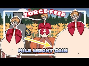Farmer Boy Milk Force Feed Weight Gain to Skinny to Fat 🐷🥛🌽- Feederism Animation Story | Jack Fatty