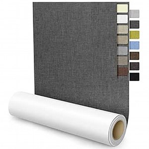 Fabric Repair Patches,Self-Adhesive Linen Fabric Patch,16x60 inch Fabric Patches for Furniture,Canvas Fabric Patch Sofa Repair Patch Kits for Couch Various Fabrics Repair and Decorate Dark Grey