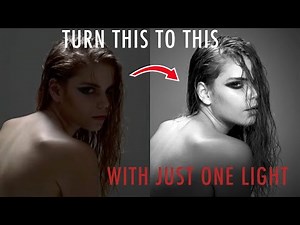 How to create a dramatic portrait with one light