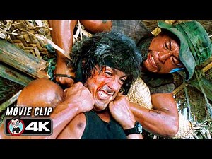 Rambo Rescues POWs Scene | RAMBO: FIRST BLOOD PART II (1985) Movie CLIP 4K