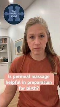 Is perineal massage in preparation for birth helpful? #perinealmassage #birthplan #perinealmassage