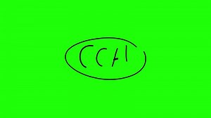 goal word handwritten with circle marking on green screen
