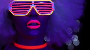 Sexy Cyber Raver Woman Large Afro Stock Footage Video (100% Royalty-free) 1027647512 | Shutterstock