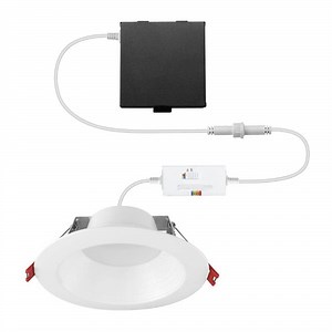 Reviews for Commercial Electric Elite Series 6 in. LED DuoBright, 3-Level Lumen Select, Deep Baffle Canless Recessed Light, Adjustable CCT | Pg 1 - The Home Depot