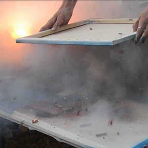 1.9M views · 3.7K reactions | This artist uses firecrackers to paint galaxies. | Culture Insider | Facebook