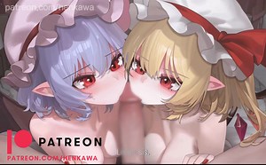 Flandre scarlet & Remilia scarlet Touhou 3P