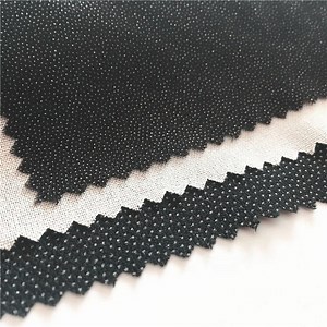 [Hot Item] Wholesale Woven Broken Twill Water Jet Double DOT PA Coating Color Fusing Interlining Fabric for Suits