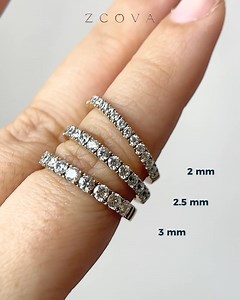 2.4K views | Eternity rings are a versatile piece to wear on their...