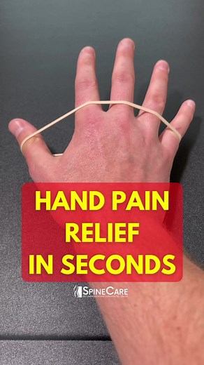 👉 Hand and Finger Pain Relief in Seconds #handcare #handpain #fingerpain #SpineCare #DrRowe | SpineCare Decompression and Chiropractic Center