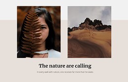 The desert landscape - Template by Nicepage