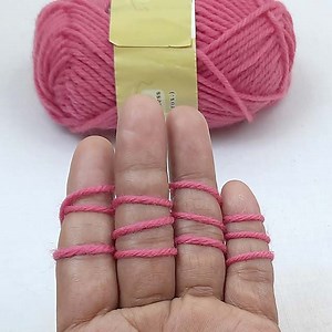 Awesome Woolen Flower Craft Making Ideas with Finger | Amd MultiMedia