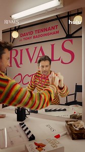 Are you ready for the drama? David Tennant stars in "Rivals," an eight-part series "packed full of romantic entanglements, dastardly deals, sex and wit," streaming Oct 18 on Hulu . | On The Red Carpet