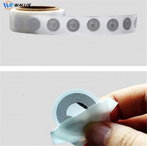 [Hot Item] Anti Fake Self Destructive Tamper Proof 13.56MHz NFC Antenna Tags Disposable RFID Label/Tag