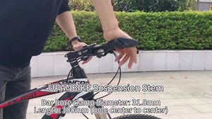 UPANBIKE Bike Suspension Stem Shock Absorbing Handlebar Stem for Road, Mountain, Gravel, Hybrid Bikes, E-Bikes MTB BMX