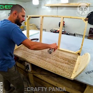 729K views · 1.2K reactions | Making a capitone sofa from scratch | Crafty Panda How | Facebook