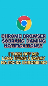 71K views · 927 reactions | TATLONG BAGAY NA DAPAT NAKA TURN OFF SA CHROME BROWSER MO #chrome #tipsandtricks #browser #organicfollowers #reelsfypシ | Tutorial vibes | Facebook