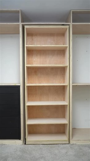 33 reactions | This closet is hiding a secret… a hidden shelving door! What?! This is next-level genius design! #HiddenDoor #ClosetGoals #InteriorDesignHack #LuxuryLiving #SecretStorage #ModernHomeInspo #SmartSpaces #DesignGenius #LuxeLifestyleDecor #HomeUpgrade #diycloset #diyhiddendoor | Luxelifestyledecor | Facebook