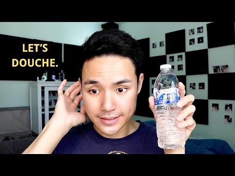 How To Anal Douche Using A WATER BOTTLE!