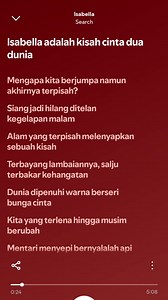 Isabella lirik lengkap — Sule nyanyi Isabella