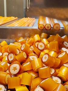 259K views · 9K reactions | Golden Star Image Candy 磊⭐ SATISFYING CANDY MAKING | Rocks & Rolls Candy | Facebook