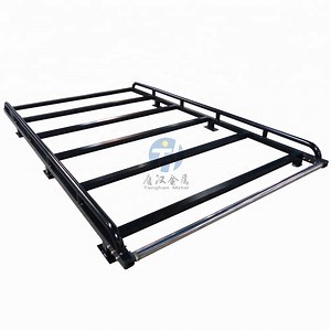 [Hot Item] Black Overhang Full Size Cab Roof Rack Cargo Ladder for Ute Canopy