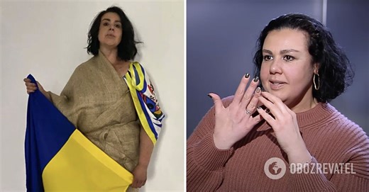 Ukrainian opera singer gets married for the first time at the age of 48. Photo