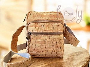Cork Crossbody Bag, Eco Friendly Shoulder Bag, Handmade Cork Purse With Adjustable Strap, Sustainable Everyday Bag, FREE SHIPPING - Etsy