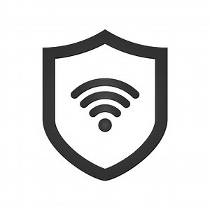 Schild-Symbol. WiFi-Zeichen. Vektor-Illustration. Protectoin Zeichen....