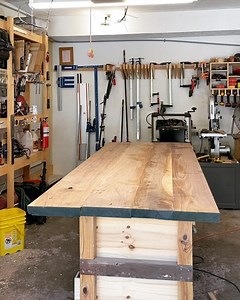 Wanna watch a fat guy struggle to flip an 8/4 #walnut behemoth? I thought you would. 😬 | Daniel Dunlap Woodworks