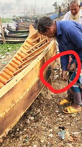 662K views · 1.4K reactions | Using a hand-held drill machine, he drills holes in the boat and installs iron. | Amazing Bangla | Facebook