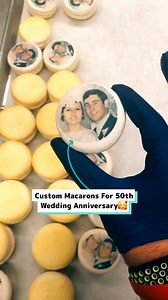 52K views · 54 reactions | Custom macarons for our 50th wedding anniversary 殺 | Craft Factory | Facebook