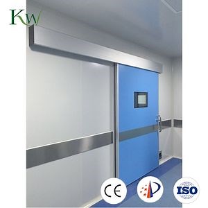 [Hot Item] Negative Pressure, Trackless Configuration Automatic Sliding Cleanroom Door for Hospital