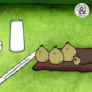 Sarah and Flamingo doing it for the girls on National Girls and Women in Sports Day 💖 | Sarah & Duck