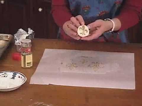Using a Stencil to Put a Pattern on Bread | Decorating Tips