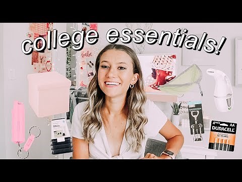 COLLEGE + DORM ROOM ESSENTIALS! *college necessities + what to bring to college*