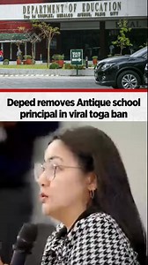 3K views · 6 comments | Department of Education removes Antique principal in viral toga ban #DepEd #principal #viral | Junre Balacano | Facebook